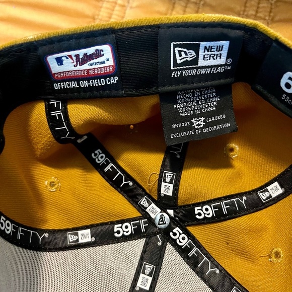 New Era 59fifty Retro Style Pittsburgh Pirates hat Size: 6 5/8 - Picture 5 of 6